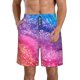 thumbnail image 1 of Fotbe Rainbow Glitter Cute Trajes de Baño Estampados para Hombre, Shorts de Verano de Secado Rápido, Ropa de Playa, Bañadores-Large, 1 of 6