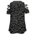 thumbnail image 4 of Spectacular Spectacles Black For Opticians Optometrists New Fashion Zip Off Shoulder Top Short-Sleeve Women Shirt, 4 of 5