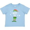 thumbnail image 3 of Inktastic Funny Christmas I'm the Boss Elf with Shoes and Hat Boys or Girls Toddler T-Shirt, 3 of 5