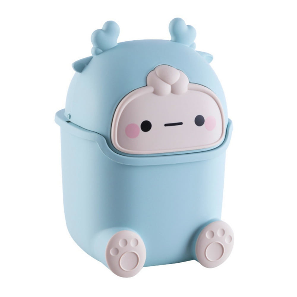 Desktop Cute Trash Can Countertop Trash Can for Office Table Top Trash Can Miniature Trash Can