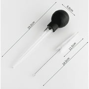 BPA Free, Pro Grade Turkey Baster . Extra Large 11.7 Inch Bulb Basters with Measuring Lines Perfect for Cooking Juicy, Tender Meat. Best Plastic Suction Basting Syringe, Kitchen Tools and Supplies