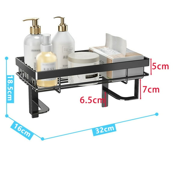 Over The Toilet Storage, Back Of Toilet Storage Rack, Punch-Free Over Toilet Shelf Organizer, Bathroom Organizer And Storage For Space Saver