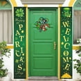thumbnail image 6 of AYktou St Patricks Day Decorations,7.87"x7.76" Lucky St Patricks Day Decor Wooden Door Sign,Shamrock Shaped Hanging Sign for Party Supplies Home Window Wall Farmhouse Office Indoor Outdoor Decor, 6 of 9
