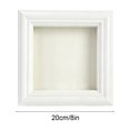 thumbnail image 3 of Feledorashia Shadow Box Frame, Specimen Display Frame, Deep Hollow Display for Dried Flowers Keepsakes Photos and Crafts, MDF Frame with Clear Glass Window Back Support and Layered Border, 3 of 6
