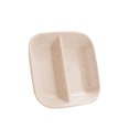 thumbnail image 2 of Wheat Straw Square Divided Seasoning Dishes Table Sauce Container Kitchen Cutlery Snack Plate, 2 of 3