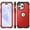 Red, variant on for iPhone 11 Pro Case, Slim Dual Layer 3 in 1 Heavy Duty Protection Hybrid Hard PC Soft Silicone Rugged Bumper Anti Slip Full-Body Protective Cases for iPhone 11 Pro, Black