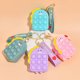 thumbnail image 4 of Juguete lindo de la cartera del monedero de la moneda del estallido para el regalo de las muchachas, burbujas pequeñas del bolso de los juguetes de las bolsas del silicón con el llavero, 4 of 5