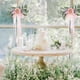 thumbnail image 5 of Decoración para El Respaldo de La Silla Del Pasillo de La Boda, Flores Simuladas para La Iglesia, Flores Artificiales con Cinta., 5 of 6
