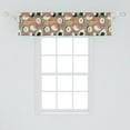 thumbnail image 2 of Ambesonne Sushi Window Valance, Delicious Onigiri and Tempura, 54" X 12", Multicolor, 2 of 3