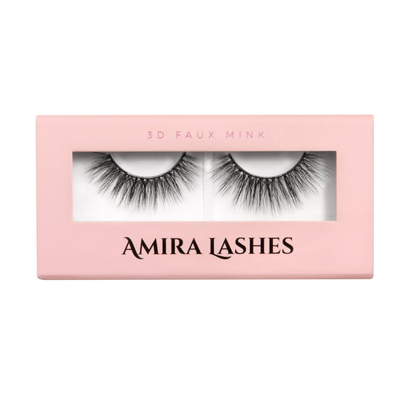 Amira Lashes Faux Mink Strip Eyelashes - Luna