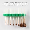 thumbnail image 3 of Estante De Secado De Brochas De Maquillaje, Soporte Multiusos Con Forma De Hoja, Soporte Para Secador De Brochas De Maquillaje, Con Adhesivo Fuerte, Diseño Que Ahorra Espacio, 2, 3 of 7