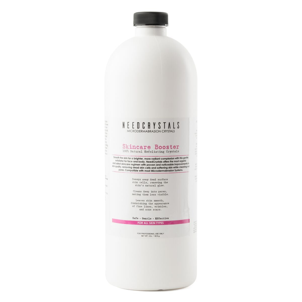 NeedCrystals Microdermabrasion Crystals, AllNatural Skin Face