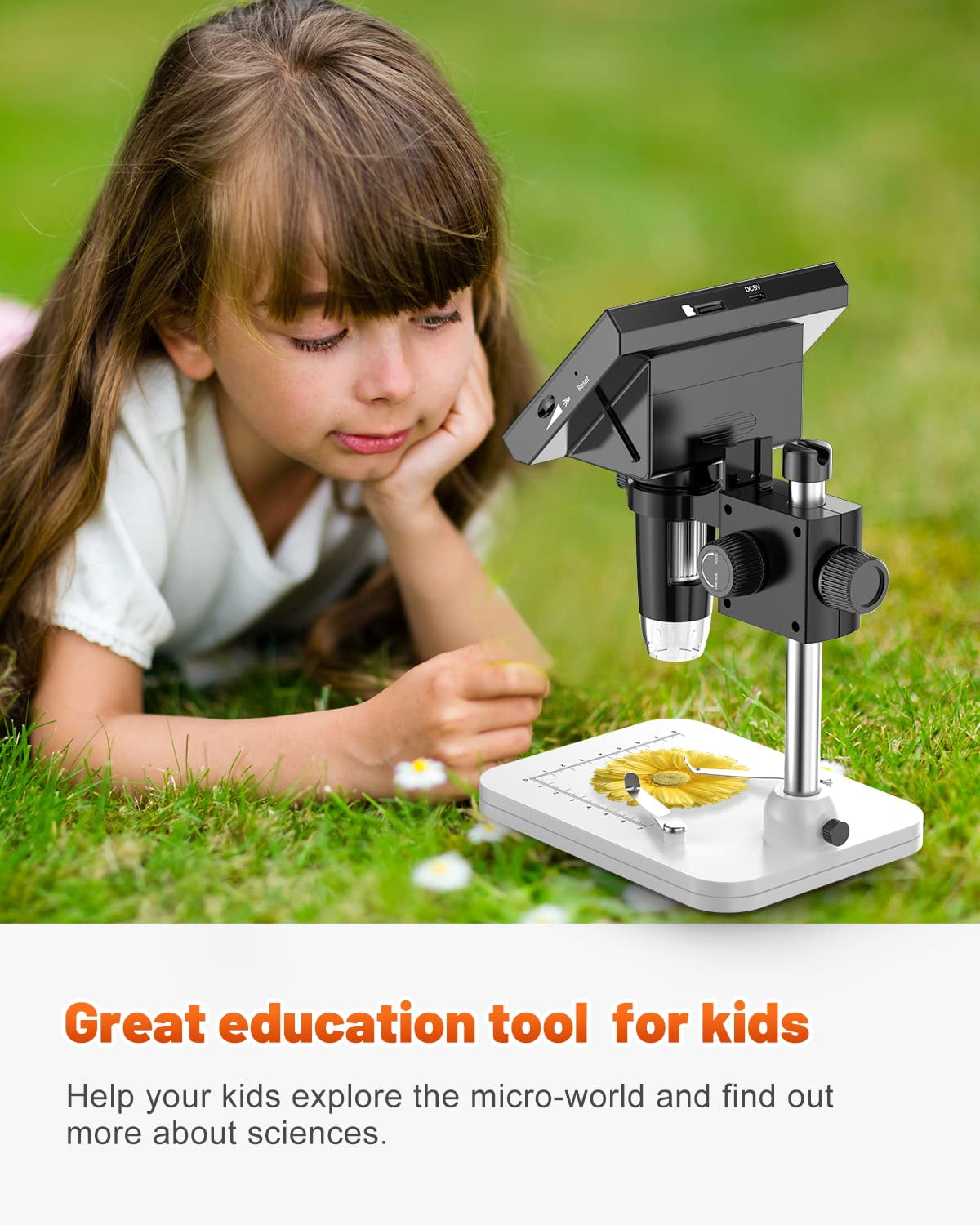 Buy Coin Microscope, 4.3 LCD Digital Microscope 1000x, USB Coin