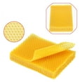 thumbnail image 3 of Cheers US 10Pcs Beeswax Sheets Natural Beehive Wax Frame Safe Non Toxic Honey Comb Sheets with Beehive Wax for Furniture Lipstick Mouth Oil Medicine Beeswax Mahogany Crafts, 3 of 7