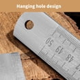 thumbnail image 5 of 50cm Straight Ruler Car Mount Defense Ruler Stainless Steel Thickened Measurement Tool Straight Edges Measuring Tool, 5 of 8
