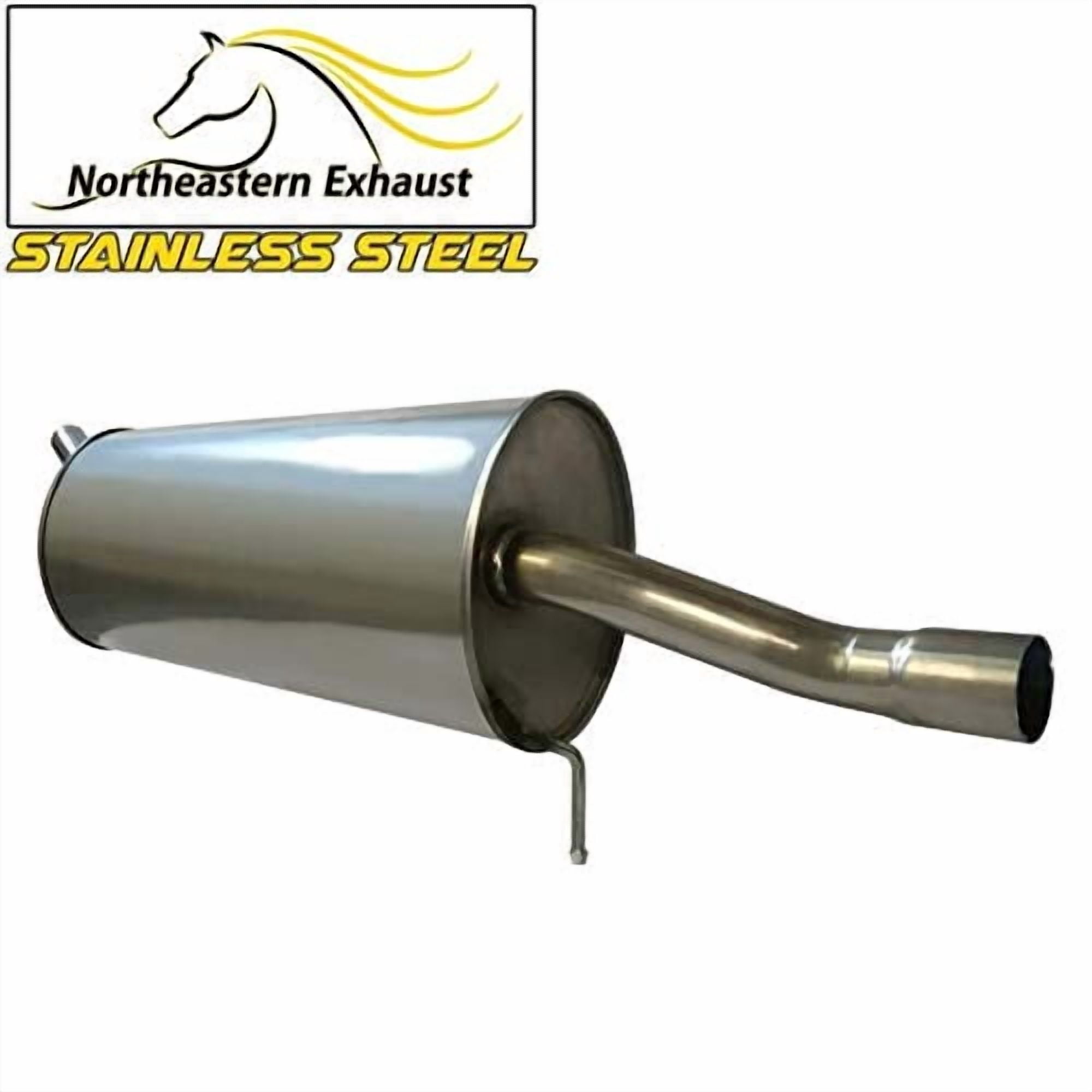 Northeastern Exhaust Resonator Muffler Exhaust System Kit Fits 2002-2004 Honda Odyssey 3.5L - Direct Fit | Stainless Steel | Includes Gasket & Clamps