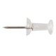 thumbnail image 1 of 100 Pcs Push Pin Thumb Tack Clear Color 3/8inch Drawing Cork Board Office Pushpin, 1 of 5