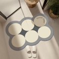 thumbnail image 4 of Alfombrilla de baño de tierra de diatomeas, alfombra de piso de ducha absorbente antideslizante de secado rápido, alfombra de baño lavable desodorizante antiincrustante para baño, cocina, 4 of 4