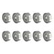 thumbnail image 1 of Rodamientos de bolas de rueda de polea, 10 Uds., 6x19x6mm, rodamientos en miniatura de acero al carbono 626zz Ehuebsd  Libre de BPA, 1 of 6