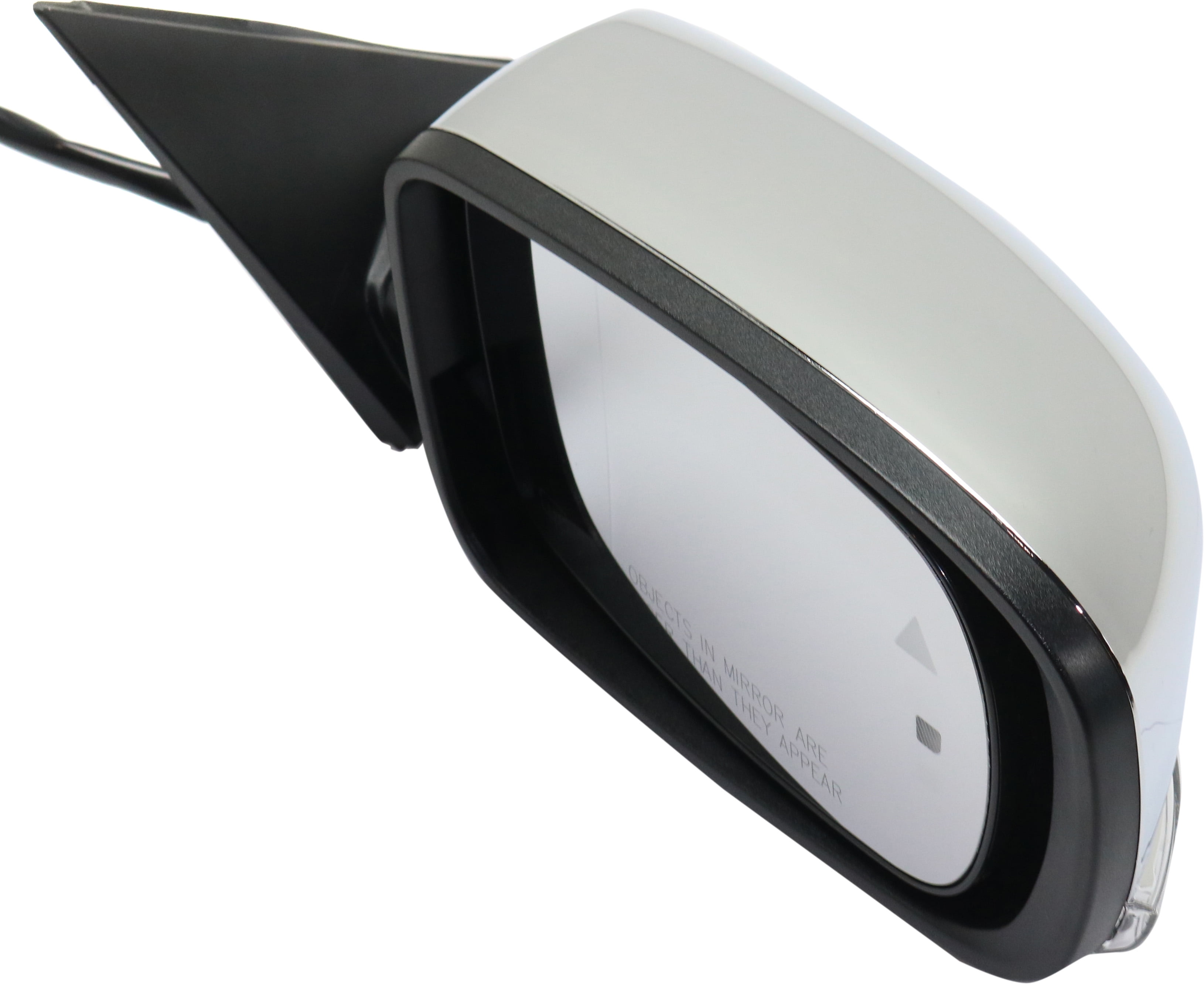 Mirror Compatible With 2011-2018 Chrysler 300 Right Passenger Side Heated W/ Blind Spot Detection In Glass In-Housing Signal Light Chrome Kool-Vue