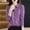 *Purple, variant on ClodeEU Women's Button Down Lapel Collar Long Sleeve Sweater,Casual Trendy Loose Sweater Red,Womens Plus M