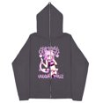 thumbnail image 1 of Sudaderas de chica oscura europea y americana para hombres y mujeres, sudaderas con capucha góticas para parejas, sudadera de Cremallera larga de talla grande Harajuku 2023, 1 of 5