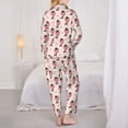 thumbnail image 6 of Goofa Dachshund Dog Heart Printed Women’s 2 Piece Pajama Set Super,Pajamas Women's Long Sleeve Sleepwear Soft Button Down Loungewear Pjs Lounge Set Nightwear-, 6 of 9