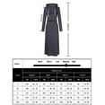thumbnail image 6 of Danolapsi Women Long Sleeve Pullover Hoodie Dress Stripe Pocket Slim Sweatshirt Casual Maxi Dress, 6 of 9