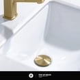thumbnail image 6 of Fine Fixtures Pop Up Drain With Strainer Basket in Satin Brass, 6 of 7
