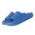thumbnail image 3 of Zapatillas de casa, sandalias antideslizantes de EVA, zapatillas de suela gruesa con punta abierta para parejas, azul, adecuadas para el tamaño 37-38 2 piezas seitruly AP001383-24B, 3 of 7