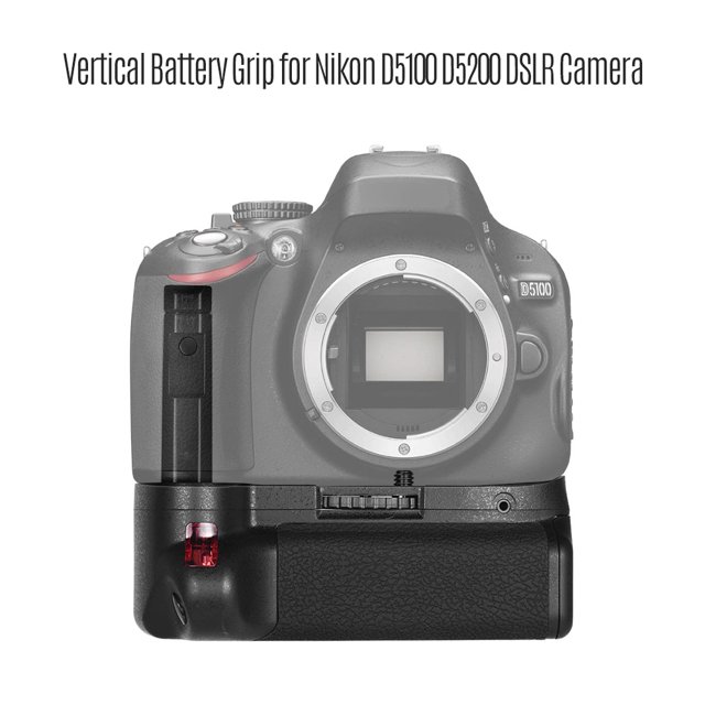 Para Soporte de Agarre de Batería vertical para la Cámaga D5200 DSLR El 14 Batería Con Control Remoto ir