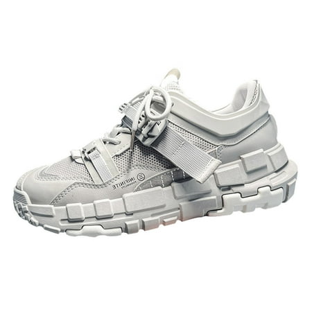 

Mackneog Men Low Top Breathable Mesh Casual Sport Shoes Gift on Clearance