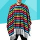 thumbnail image 2 of Disfraz mexicano de Halloween para hombre Disfraz de México Disfraz de fiesta Elegante manto colorido (Patrón 1), 2 of 5