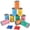 B, variant on QLUEWX Kids Expression Tin Can Bean Bag Toss Game, Carnival Knock Down Game Set for Halloween Birthday Party Indoor Outdoor Family Fun Activities