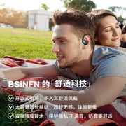 New intelligent noise reduction ultra-clear call ear-hanging real wireless ultra-long battery life headset sports waterproof bluetooth headset