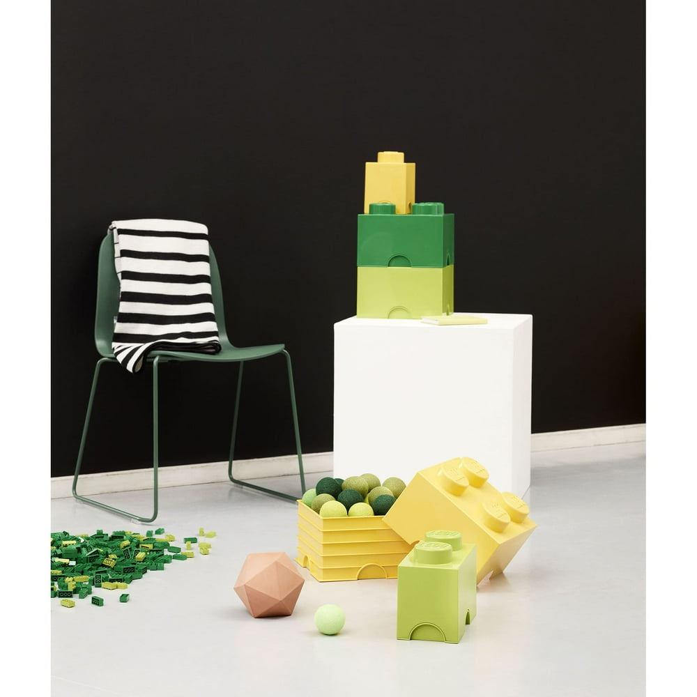 LEGO Storage Brick Toy Box, Dark Green