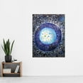 thumbnail image 2 of Ei-Kyu Dawn Spheres Planet Abstract Painting Extra Large XL Wall Art Poster Print, 2 of 3