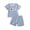 Z05 Sky Blue, variant on HCNTES Toddler Boy Summer Shorts Set 2 Piece Baby Summer Clothes Short Sleeve Embroidery T Shirt Plaid Shorts Set Clothes Set Outfits