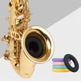 thumbnail image 2 of Amortiguador de anillo silencioso para saxofón Tenor, accesorio de instrumento de música profesional, herramienta de reproducción, silenciador Accesorios para instrumentos musicales El color cian Eigraketly OD021154-02, 2 of 6