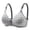 Gray, variant on Cute Bras for Women Heart Print Comfort Push Up Everyday Bra No Underwire Supportive Lounge Comfy Bralettes Complexion 36