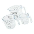 thumbnail image 2 of Bamboohart 3pc Clear Glass Measuring Cups Set for Kitchen Cooking Baking, 2 of 6
