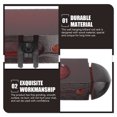 thumbnail image 3 of 1 Set Wall Mount Cue Rack Multi-Hole Cue Rack Wooden Pole Stick Rack Billiard Cue Holder, 3 of 8
