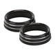 thumbnail image 5 of 2pcs Air Conditioning Knob Trims Rings Black Decoration Replacement for Ford Mustang/Focus, 5 of 9