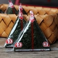thumbnail image 5 of LOVEVER Japanese Style Triangle Onigiri Rice Ball Packaging Bags with Microwave-Safe OPP Material & Sealed Opening - Individually Wrapped for Outdoor Picnic  Camping  School Lunch - Ideal, 5 of 5