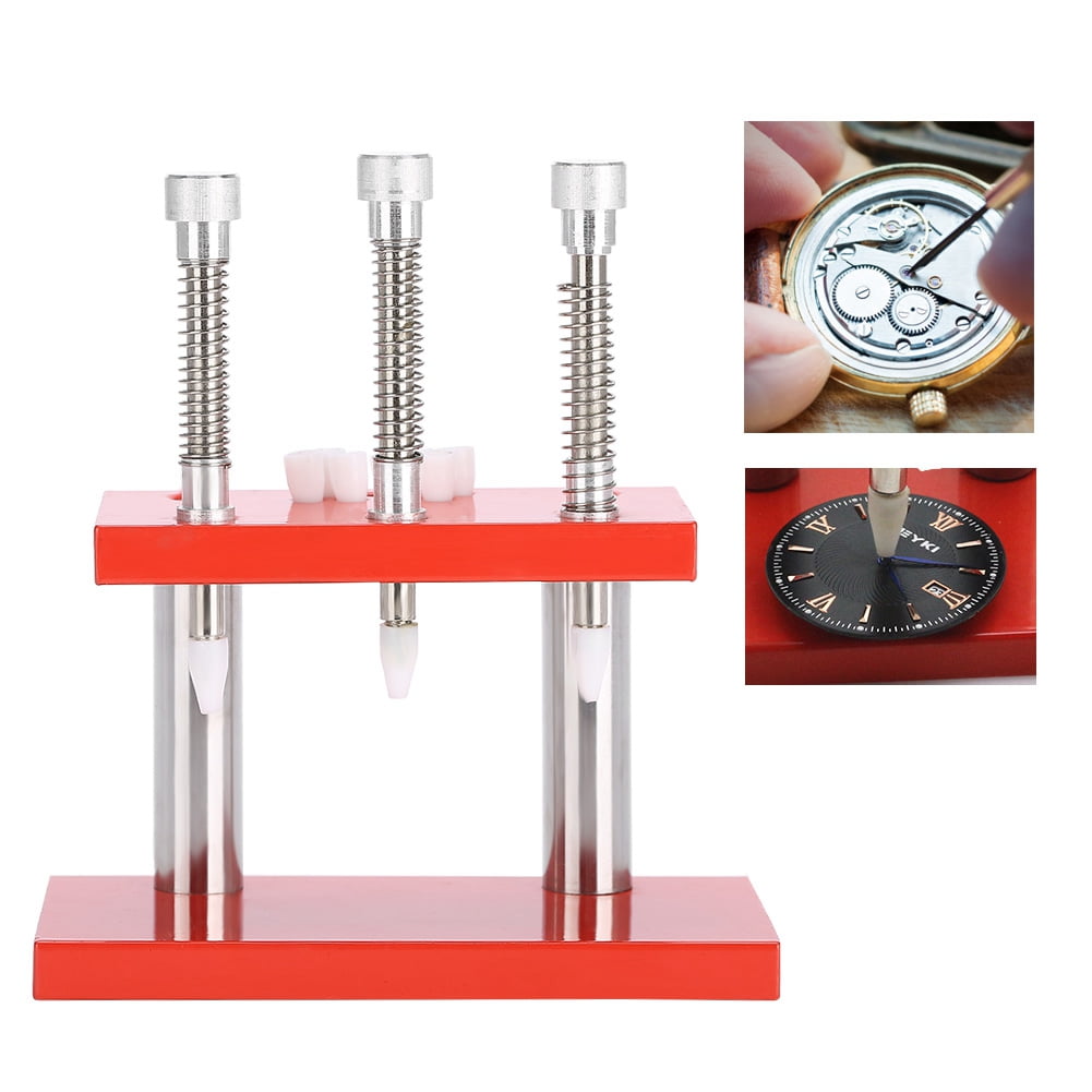 Bergeon Hand Press Watch Hand Setting Tool,3 Press Heads