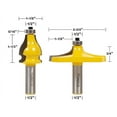 thumbnail image 2 of Yonico 2 Bit Handrail Router Bit Set - Standard/Bead 18222, 2 of 3