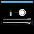 thumbnail image 2 of Uxcell Glasses End Tips 5 Pairs Eyeglass Anti Slip Ear Sock Pieces Tube Sleeve Replacement Temple, Transparent Style 3, 2 of 5