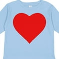 thumbnail image 4 of Inktastic Red Heart Boys or Girls Long Sleeve Toddler T-Shirt, 4 of 5