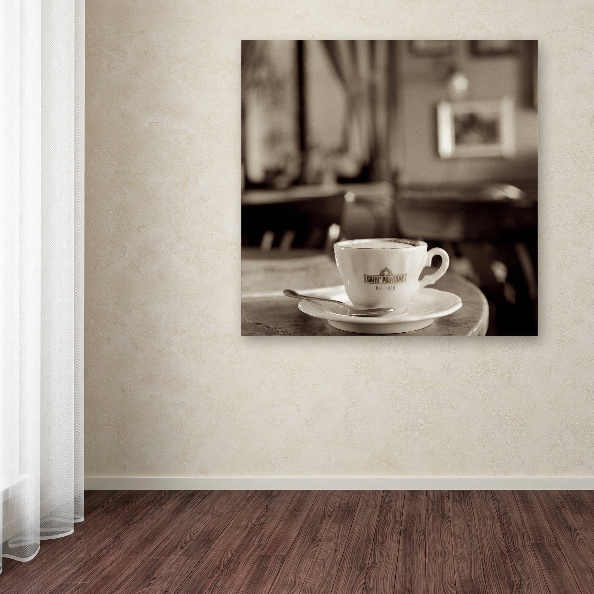 Trademark Fine Art "Tuscany Caffe IV" Canvas Art by Alan Blaustein