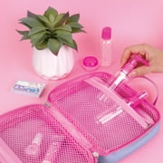 3C4G: Butterfly Away Travel & Cosmetic Set - All-In-One, Make It Real, Tweens & Girls, Zip Up Carry Bag, TSA Approved Bottles, Nail Polish, Lip Gloss & Eyeshadow, Three Cheers For Girls, Kids Ages 8+
